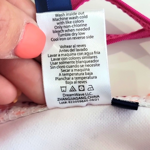 AQUA ET SOL Big Girl Pink Tankini Set - Picture 11 of 14